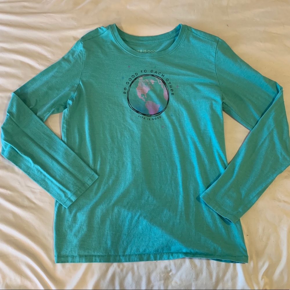 Life is Good Long-Sleeve Cool Tee